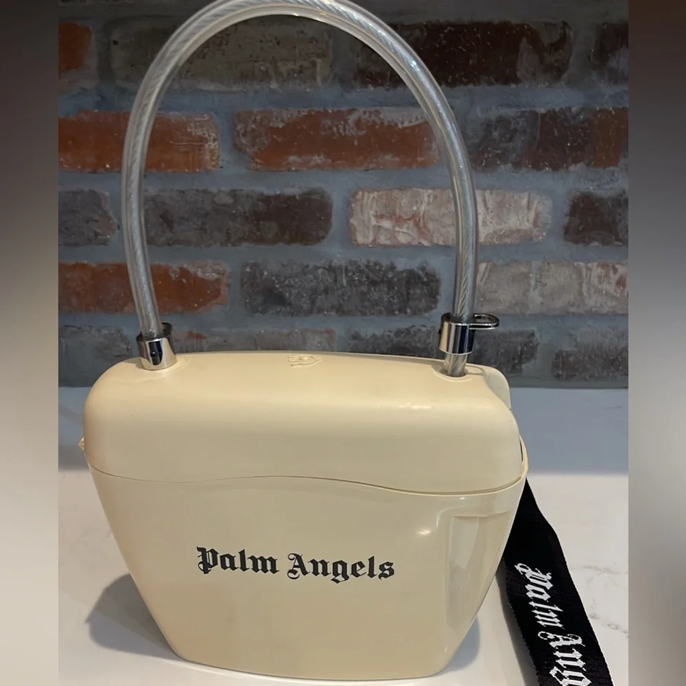 Palm Angels- Beige Padlock Bag - Picture 1 of 3